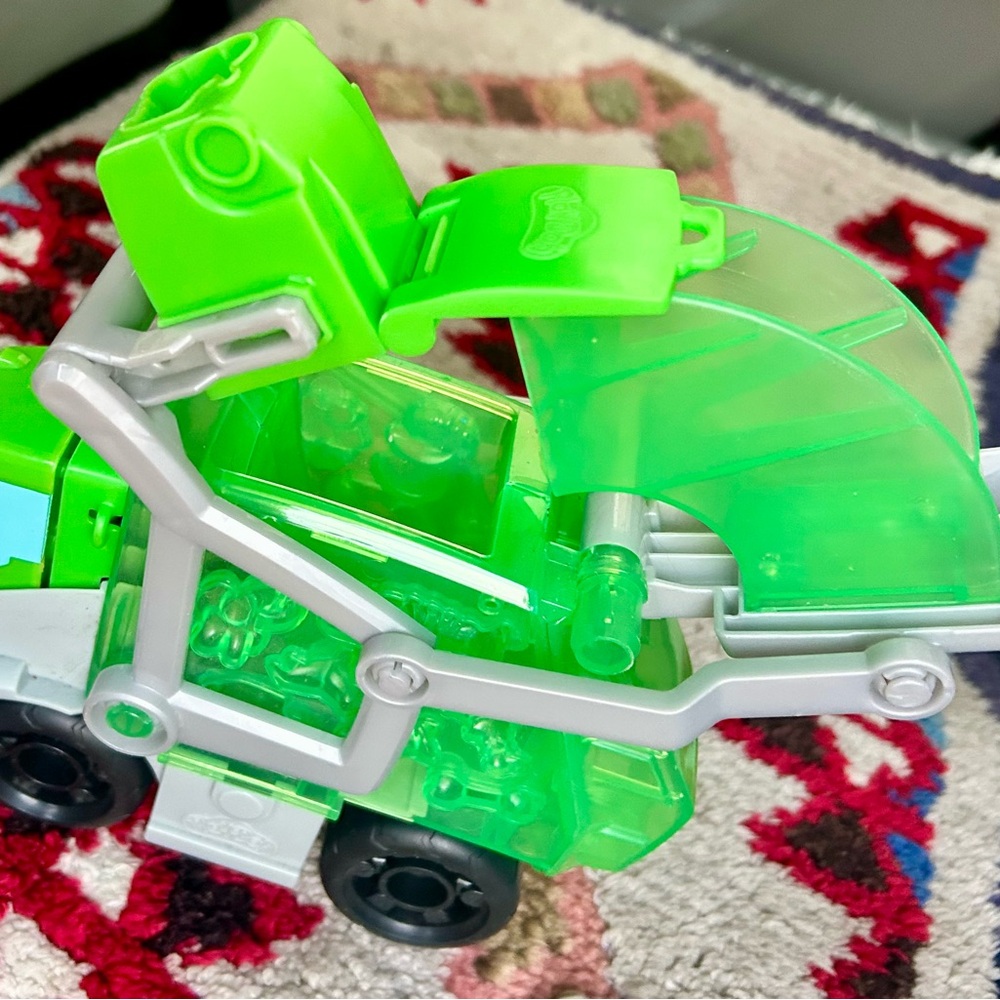 Green Construction Toy Truck